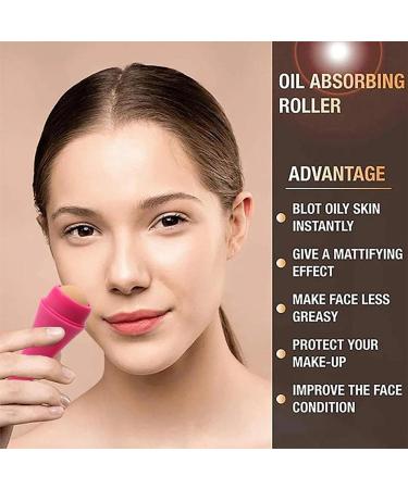 Volcanic Oil-Absorbing Face Roller | Oil Control Stick for Shrink Pores | Reusable Skincare Tool - Mini Massage Perfect for On-the-Go - Buy Online on GoSupps.com
