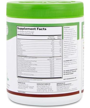 OZIVA Plant Based Biotin Powder for Hair Growth | Silica & Sesbania Agati | Clean & Vegan | 125g - Buy Online on GoSupps.com