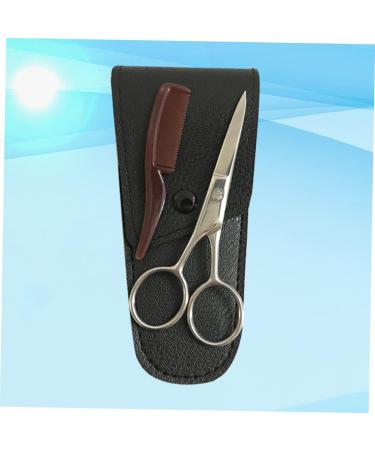 Ipetboom 1 Set Eyebrow Grooming Scissors Eyebrow Trimming Scissors Precision Trimming Scissors Eyebrow Hair Scissors Mustache Scissor Eyebrow Cutting Scissors Brow Scissors Shaping 6.3x13.3cm Black - Buy Online on GoSupps.com