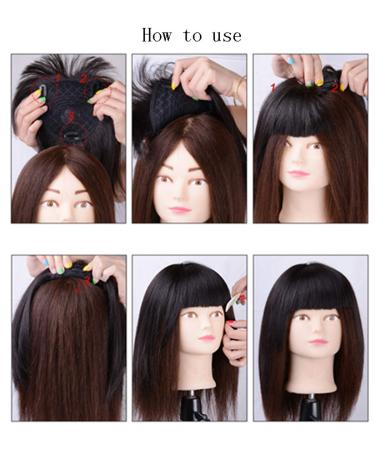 14 Clip-in Hair Topper with Bangs for Thinning Hair | Thick Light Brown - Enhance Your Look! - Buy Online on GoSupps.com
