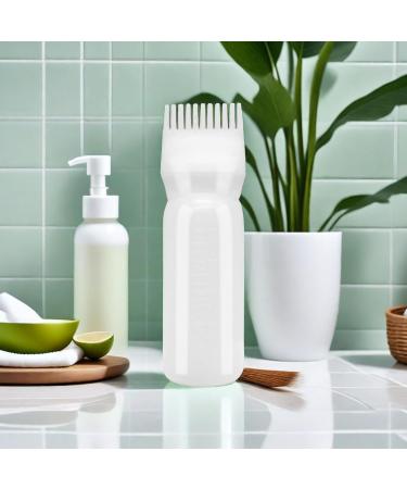 DSHYUAUOCI 160 ml Hair Oil Applicator Bottle - Reusable Graduated Hair Coloring Tool for Home & Salon | Perfect for Hair Dye - Purple - Buy Online on GoSupps.com
