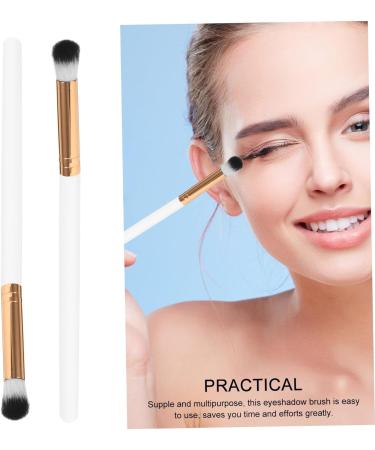 FOMIYES 50 Pcs Makeup Brush Makeup Eyeshadow Brush Eye Shadow Brush for Makeup White Wooden Handle 17.50X1.00X1.00CMx5pcs Whitex5pcs - Buy Online on GoSupps.com