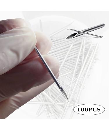 Piercing Needles 100PCS Mixed Sizes 12G-20G Stainless Steel Disposable Body Piercing Needles - Ideal for Ear, Nose, Navel, Belly, Eyebrow, Nipple, Tongue, Lip Piercings - Buy Online on GoSupps.com