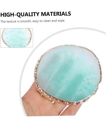  FOMIYES FOMIYES 1 Piece Nail Art Puck Nail Art Paint Kit Manicure Mixing Mix Nail Art Plate Nail Polish Nail Art Mixing Tray DIY Coloring Plate Nail Art Paint Plate Color Mix Green Resin - Buy Online on GoSupps.com