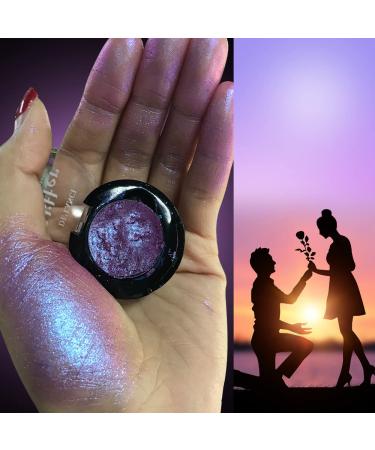Afflano Minerals Electric Purple Multichrome Eyeshadow - Intense Color Shifting Sparkle - Buy Online on GoSupps.com