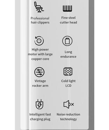 Electric Hair Clipper Set Stainless Steel 2000mah USB Charging Blade Hair Trimmer - Innovative Technology for Precise Hair Cutting - Home Haircut Kit - Buy Online on GoSupps.com