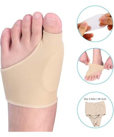 Hallux Valgus Toe Spreader Set - Silicone Toe Brace & Correction Splint for Pain Relief | International Shipping Available - Buy Online on GoSupps.com