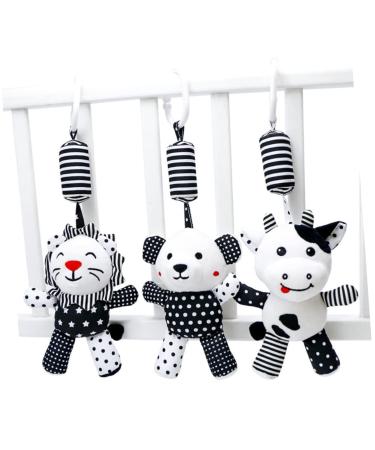 Buy Abaodam 1 Piece White Hanging Toy for Children's Beds & Strollers - Cute Rattle Pendant for Kids - Buy Online on GoSupps.com