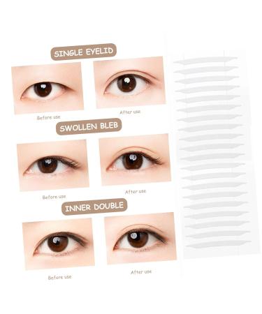 Didiseaon 30 Sheets Double Sided Double Eyelid Sticker Girls Stickers Hat with Ponytail Wig Eyelid Correcting Strips Eyelid Lift Strips Clear South Korea Tape Woman White Invisible - Buy Online on GoSupps.com