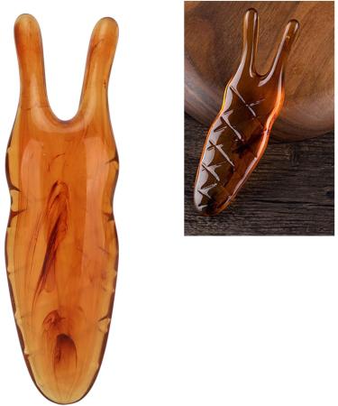 Verdant Touch Nasal Scraper & Face Lifting Clips - Pain-Free Slimming Tool for Women | Resin Nose Massage Device in Succinite Color - Buy Online on GoSupps.com