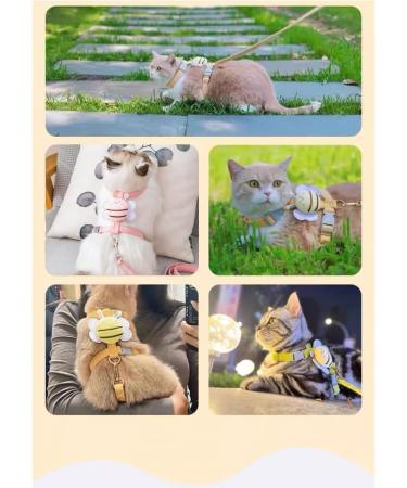 Adjustable Cat Dishes & Carriers | 1.2m Leash for Cats Small Dogs & Rabbits - Soft & Lightweight - Buy Online on GoSupps.com