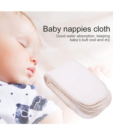 Breathable Cotton Washable Diaper Inserts - Reusable Cloth Diapers for Newborns | Tower Diaper Deposits (10 Pieces) - Buy Online on GoSupps.com