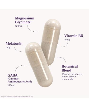 Natrol Sleep & Restore Capsules - Calm Magnesium Glycinate Magnesium Sleep Aid with GABA Melatonin 5mg Botanical Blend 30 Day Supply Unflavored 60 Count (Pack of 1) - Buy Online on GoSupps.com
