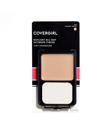 COVERGIRL Ultimate Finish Liquid Powder Make Up Creamy Beige(C) 450 0.4oz Compact - Long-Lasting Foundation - Buy Online on GoSupps.com