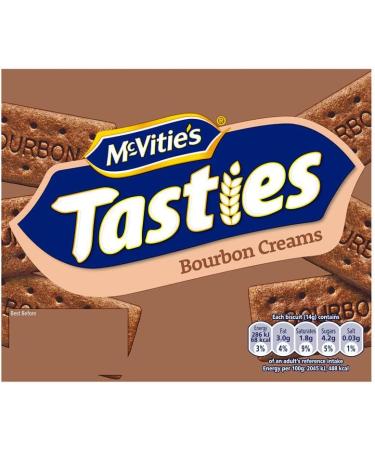  Giftoluxe McVities Biscuits Selection Tasties Bourbon Cream (3 x 300 g) and Tasties Custard (3 x 300 g) - Buy Online on GoSupps.com
