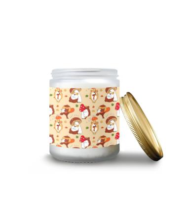 Lavender Candles for Home Scented Aromatherapy Jar Candles 7 oz Long Lasting Candles Scented Candles Gift Set for Women Perfect for Birthday Gifts Guinea Pigs and Mushrooms