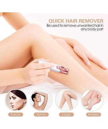 Rechargeable Eyebrow Hair Remover & Precision Trimmer | Painless Electric Facial Hair Razor for Men & Women - Buy Online on GoSupps.com