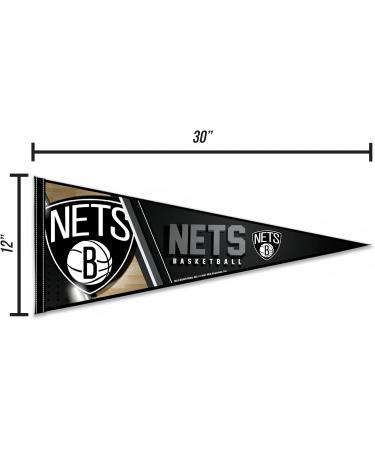 Rico Industries NBA Brooklyn Nets Wall Decoration - 30.5 x 76.2 cm | Perfect for Home Bedroom & Man Cave - Buy Online on GoSupps.com