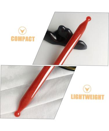 Beavorty Tendon Massage Tools | Manual Acupressure Device & Point Massager | Harz Natural - 12.50x1.20cm Dark Red - Buy Online on GoSupps.com