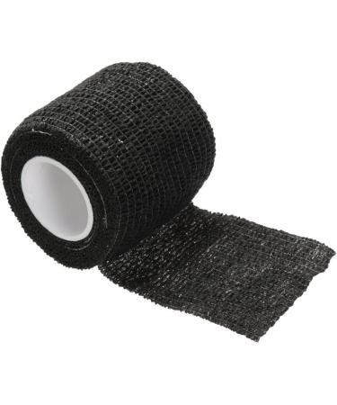 ESUPPORT 2 x 5 Yards Self Adherent Cohesive Wrap Bandages - Pack of 10 Black | Strong Elastic First Aid Tape for Wrist & Ankle - Buy Online on GoSupps.com