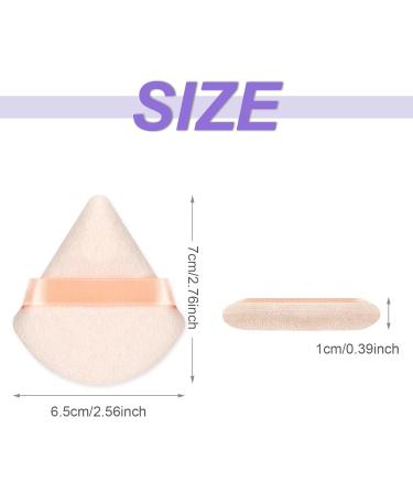 Sularpek Makeup Puff Set - 6 Soft Reusable Triangle Powder Puffs for Foundation & Loose Powder - Black & Skin Tone - Wet/Dry Makeup Application - Buy Online on GoSupps.com