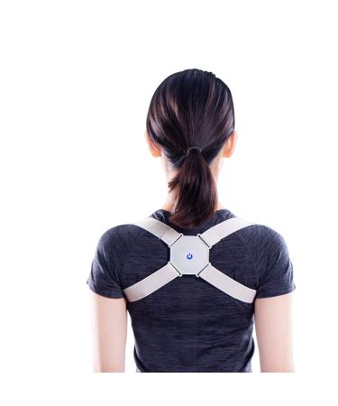 Posture Corrector for Men Women and Kids Back Brace with Intelligent Sensor Vibration Reminder Adjustable Back Straightener Smart Posture Reminder and Humpback Correction Trainer