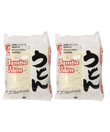 Myojo Jumbo Udon Noodles, No Soup, 19.89 Ounce (Pack of 2)