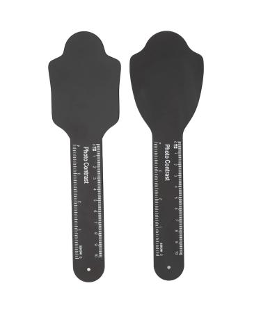 2pcs Black Background Board Intraoral Photo Contrast Professional Alloy Intraoral Photography Contrast for Oral Care