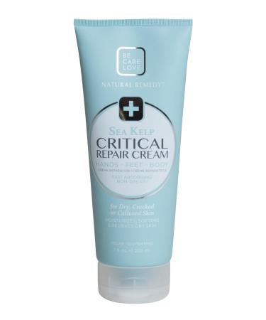 BCL Spa Critical Repair Cream with Organic Arnica Flower + Sea Kelp intensely hydrating Argan Oil + Shea Butter to soothe + soften skin. 7 Fl Oz 7 Fl Oz (Pack of 1)