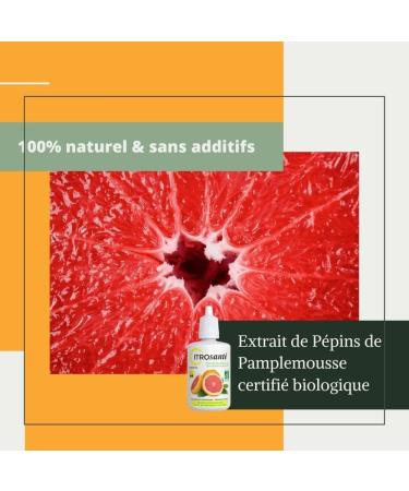 INOLAB Citrosant BIO - Certified Organic Grapefruit Seed Extract | 2 Packs of 50 ml or 100 ml - Buy Online on GoSupps.com