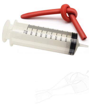 Jinghua3 Analdschusche Anal Rinsing Vaginaldusche enema shower enema enema enema syringe Irrigator with hose vaginal cleaning fetish erotic for women and men enema water shower (500ml)