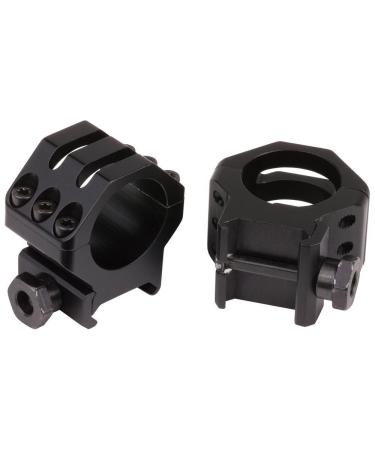 WEAVER 1-Inch Six Hole Tactical High Rings (Matte Black)