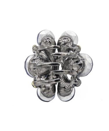 Carede Rhinestone Butterfly Claw Hair Clips Pack of 6 - Crystal Bow Hair Jaw Clip Barrettes for Girls & Women - Mixed Colors - 1.2 inch - Buy Online on GoSupps.com