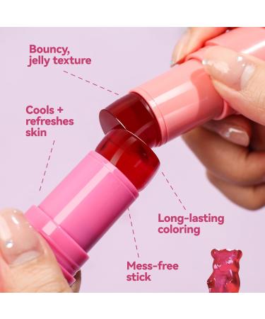 Cooling Water Milk Jelly Blush | Multi-Use Lip & Cheek Tint Stick | Sheer Buildable Color | International Shipping Available - Buy Online on GoSupps.com