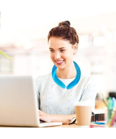 Neck Cool Tube | Cooler Tube Wrap for Body - Reusable Portable Body Cooling Products Cooling Neck Body Wraps for Study Offices Travel Camping Sports Hiking Hoghaki Blue - Buy Online on GoSupps.com