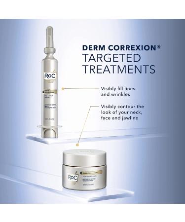 RoC Derm Correxion Neck Cream with Hyaluronic Acid and Retinol - Tighten & Lift Neck Lines - 1.7oz - Buy Online on GoSupps.com