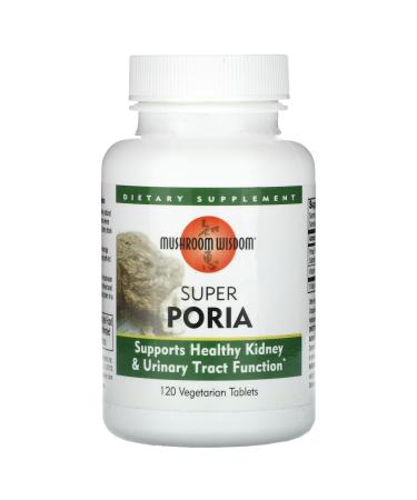 MUSHROOM WISDOM Super Poria 120 Tablets 0.02 Pound