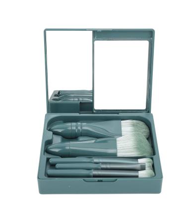 Cosmetic Brushes Travel Min Makeup Brush Set Soft Fine Workmanship Powder Support for Home (Green)
