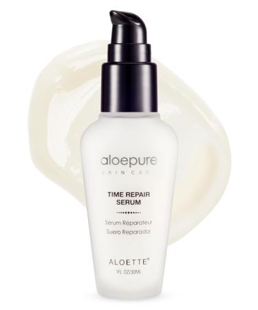 Aloette Time Repair Anti Wrinkle Serum Age Defying Face Serum Lightweight Formula All Skin Types Cruelty Free 1 Fl Oz