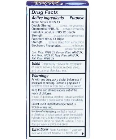 HYLANDS Calms Forte Sleep Aid Tablets - 100 CT | Natural Sleep Support for Restful Nights - Shop Internationally - Buy Online on GoSupps.com