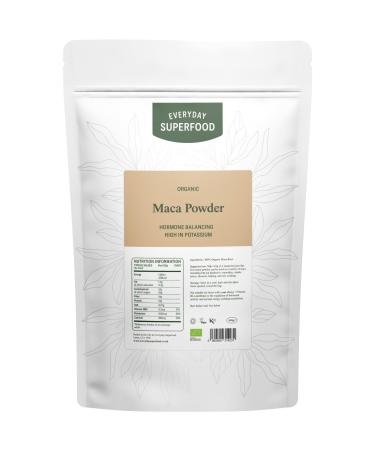 Everyday Superfood Organic Maca Powder 400g Pure Dried Maca Root Powder Great in Acai & Maqui Blend Certified Organic Vegan and Kosher 400.00 g (Pack of 1)