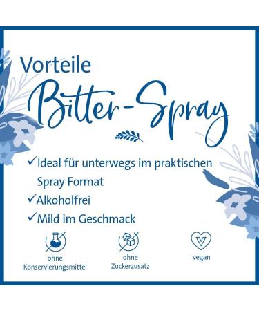 Laetitia Original Bitterstern Bitter Spray | Vegan Bitter Drops with 14 Natural Herbs | Alcohol-Free No Added Sugar Preservatives | 20ml - Best Quality - Buy Online on GoSupps.com