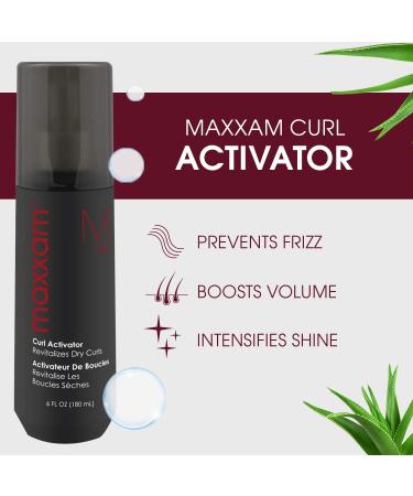 Maxxam Curl Activator Spray | Frizz Prevention | Volume Boost | Revitalizes Dry Curls | 8 Fl Oz - Buy Online on GoSupps.com