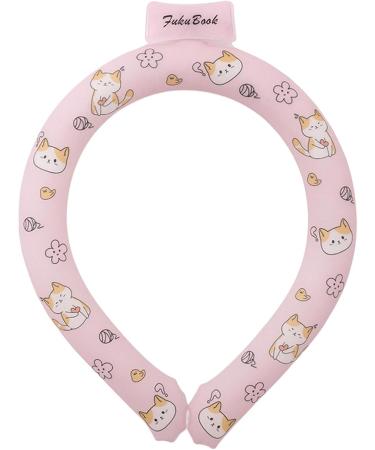 Neck Cooler Wraps | Cute Cooling Neck Wraps with Cat Print Wearable Cooling Neck Wraps Reusable Neck Cooler Heat Cooling Cold Pack Frifer Pink - Buy Online on GoSupps.com