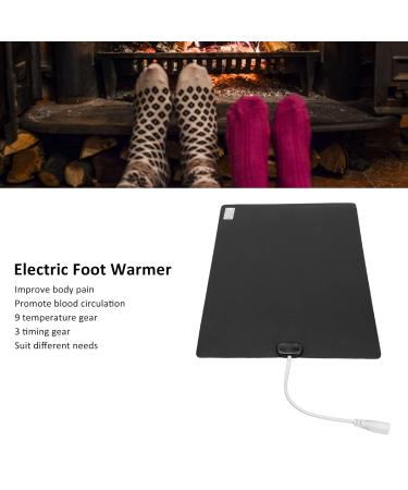 Electric Foot Warmer - 9 Adjustable Temperature Levels | Waterproof Portable Heating Pad for Home Office & Car - Buy Online on GoSupps.com
