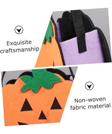ABOOFAN 4pcs Halloween Candy Bag Decor Halloweengift Bags Adorable Cartoon Bag Child Pumpkin Portable - Buy Online on GoSupps.com