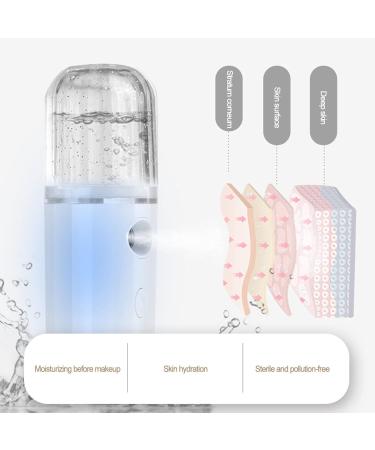 Face Mister - USB Rechargeable Face Humidifier 1oz /30ml Visual Water TankDeep Cleaning Moisturizing Facial Sprayer for Any Skin Daily Skin Care Makeup Wynott - Buy Online on GoSupps.com