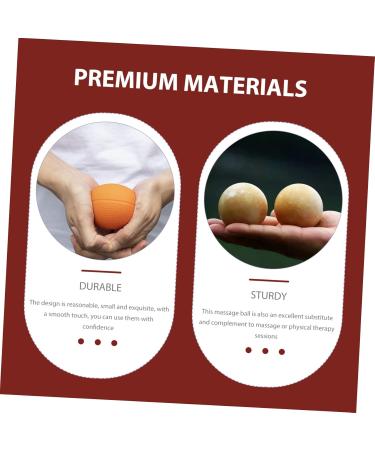 Solustre Wooden Hand Massage Balls - 3 Set Handball Fitness Rolling Balls for Hand Therapy & Sports - Buy Online on GoSupps.com