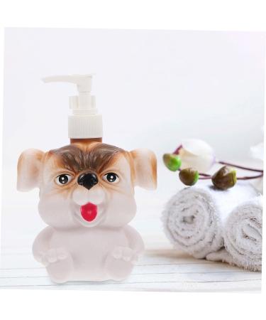 Housoutil 1pc Puppy Lotion Bottle Eye Patches for Adults Pressing Sub Bottle Liquid Dispenser Plastic Containers Lip Gloss Container Body Storage Child Pump Bottle Melamine White - Buy Online on GoSupps.com