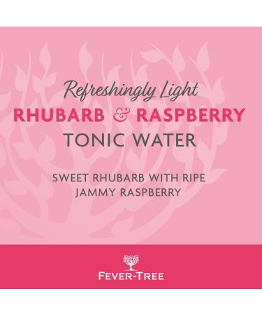 Fever-Tree Light Refreshing Rhubarb & Raspberry Tonic Water 8 x 150ml (Pack of 3 Total 24 Cans) - Buy Online on GoSupps.com